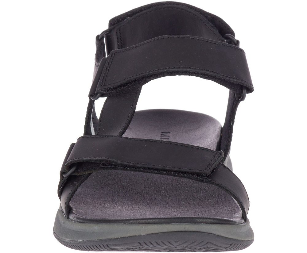 Sandálias Homem - Merrell Tideriser Luna Strap Couro - Pretas - RSE257931